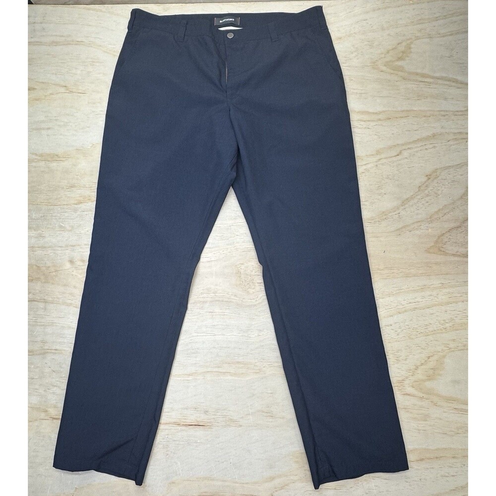 USED 40 x 34 Bluffworks Original Dress Pants Navy Blue